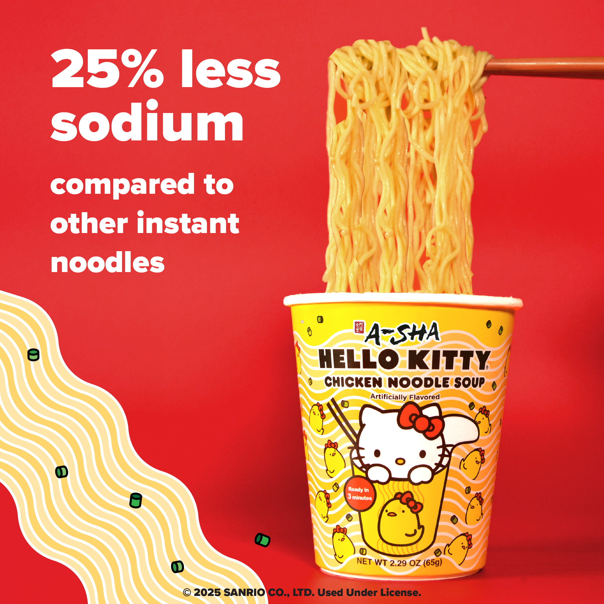 Hello Kitty Chicken Noodle Soup - Easy Noodle Night Favorite